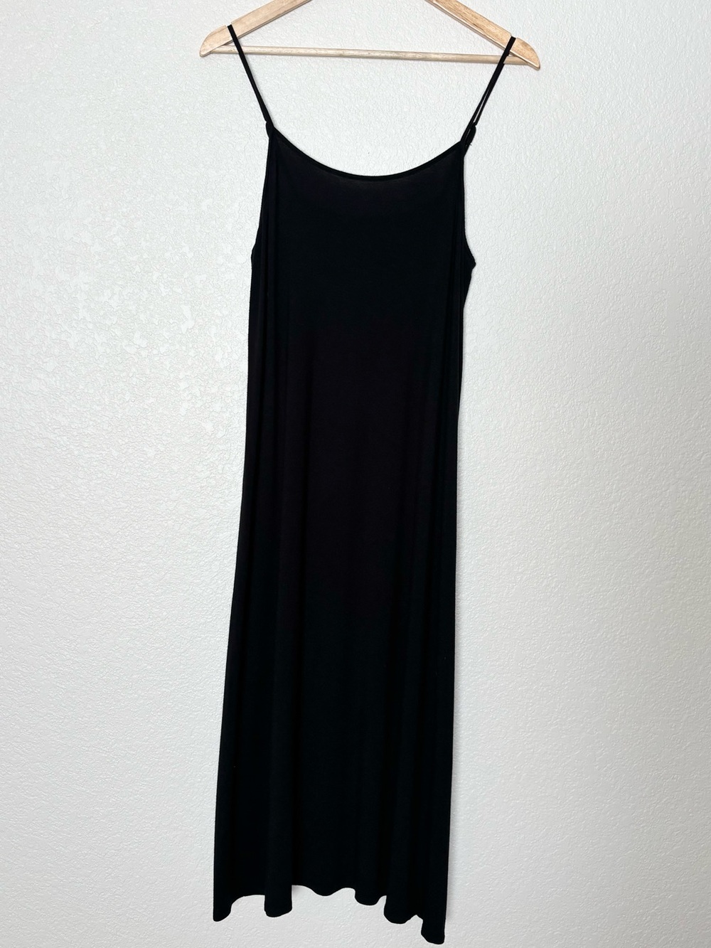 Gilligan & O’Malley Black Modal Slip Dress Nightgown L
